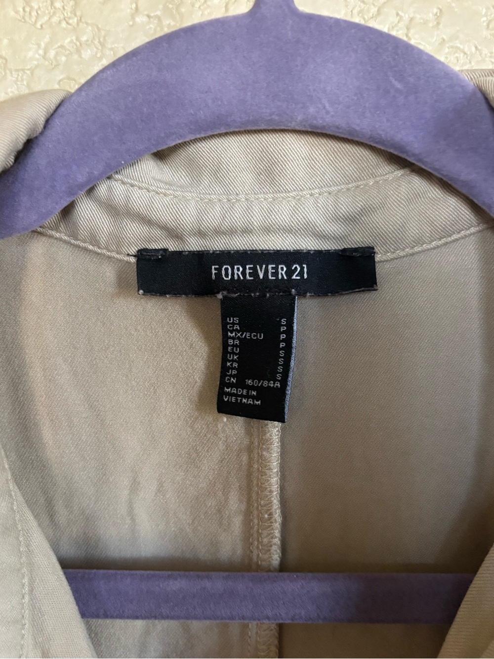 Beige Button Up - Picture 5 of 6
